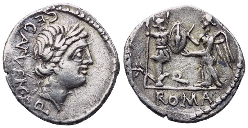 C. Egnatuleius, Quinarius, Rome, 97 Bc; Ar (1,77 G; 16 MM; 9 H)