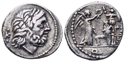 C: Fundanius, Quinarius, Rome, 101 Bc; Ar (1,90 G; 15,2 MM; 7 H)