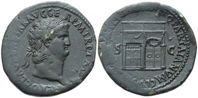 Nero (54-68), Sestertius, Rome, 65-68; Æ (26,75 G; 35,4 MM; 7 H)