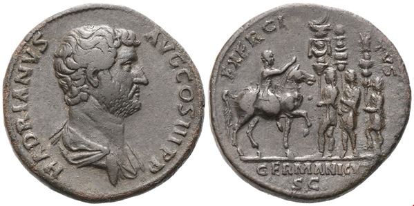 Hadrian (117-138), Sestertius, Rome, 134-138; Æ (25,97 g; 32,2 mm; 6 h)