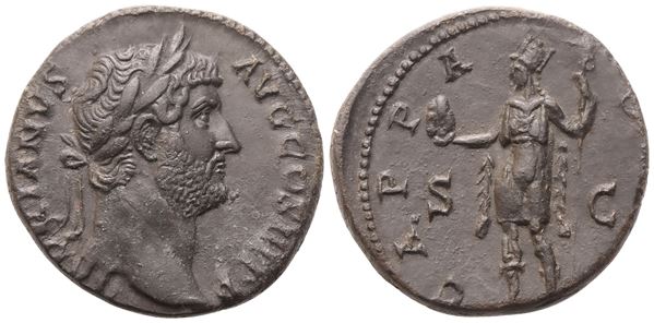 Hadrian (117-138), As, Rome, 134-138; Æ (10,90 g; 24,8 mm; 6 h)