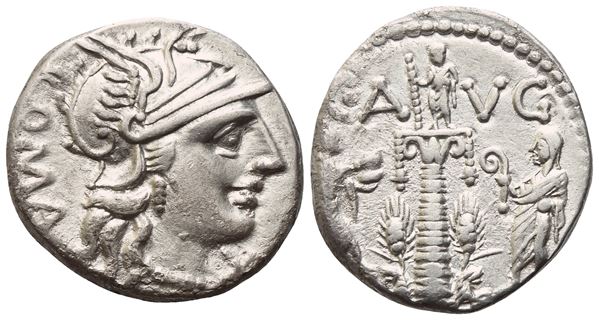C. Minucius Augurinus, Denarius, Rome, 135 BC; AR (3,80 g; 17,3 mm 8 h)