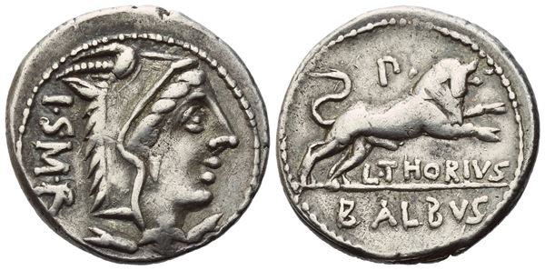 L. Thorius Balbus, Denarius, Rome, 105 BC; AR (3,93 g; 19 mm; 6 h)
