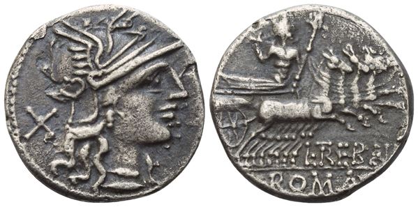 L. Trebanius, Denarius, Rome, 135 BC; AR (2,90 g; 17,5 mm; 4 h)