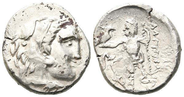 Kings of Macedon, Alexander III ‘the Great’ (336-323 BC). AR Drachm (19 mm, 4.48 g).