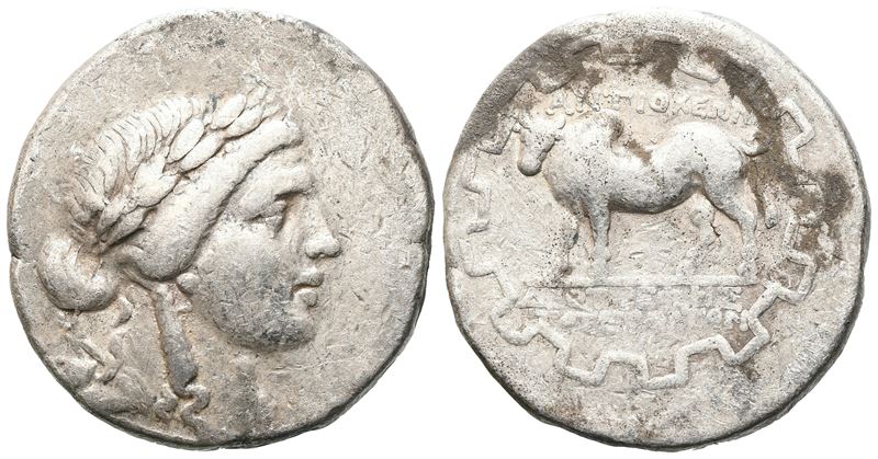 Caria, Antioch Ad Maeandrum, C. 90/89-65/60 Bc. Tetradrachm (27 MM, 15.99 G).