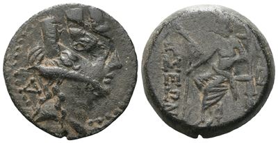 Cilicia, Tarsos, C. 164-27 Bc. Æ (19 MM, 5.65 G).