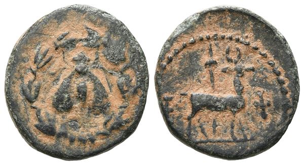 Ionia, Ephesos, late 2nd-early 1st century BC. Æ (15 mm, 2.89 g).