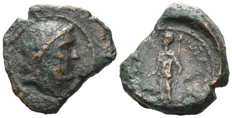Islands Of Sicily, Lipara, C. 2nd-early 1st Century Bc. Æ (21mm, 5.97g).