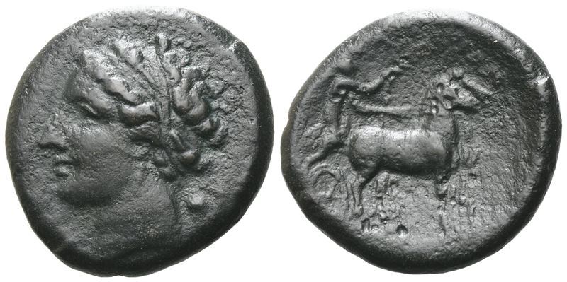 Sicily, Messana, 317-311 Bc. Æ (25mm, 9.04g).