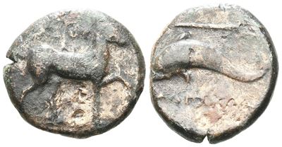 Northern Apulia, Salapia, C. 275-250 Bc. Æ (21 MM, 7.51 G).
