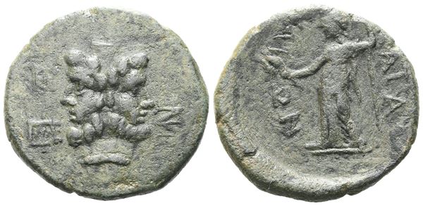 Sicily, Katane, c. 2nd century BC. Æ (25 mm, 9.74 g).