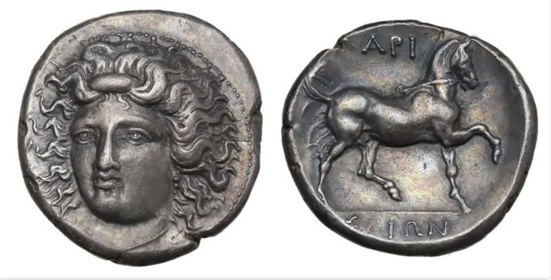Thessaly, Larissa (c. 356-342 BC), Nomos; AR (11,98 g; 25 mm)
