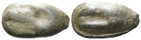 Sicily, Akragas, c. 440-430 BC. Æ Cast Onkia (16 mm, 4.66 g).