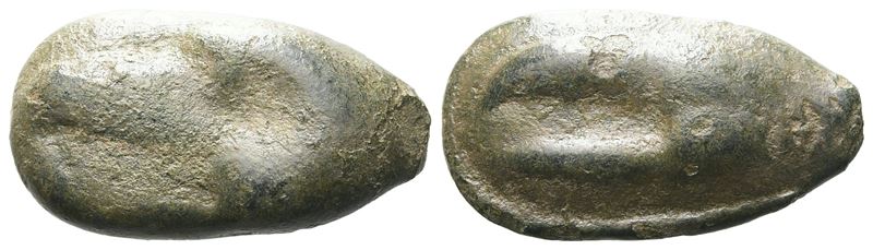 Sicily, Akragas, C. 440-430 Bc. Æ Cast Onkia (16 MM, 4.66 G).