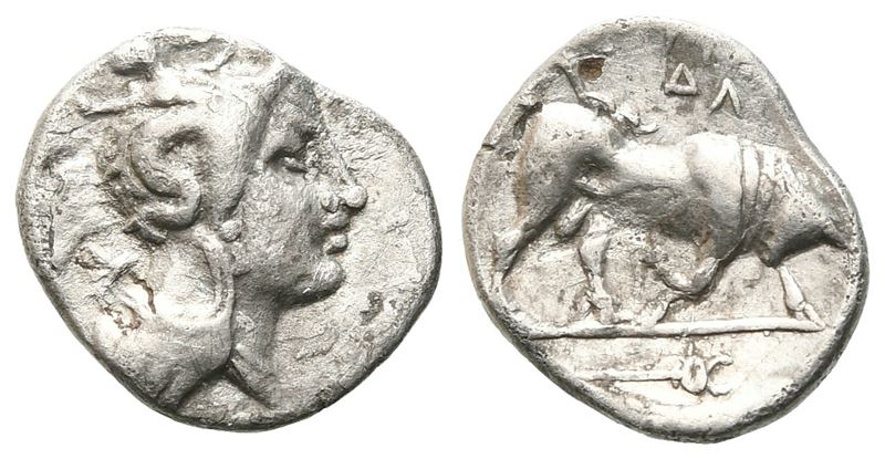 Southern, Lucania, Thourioi, C. 300-280 Bc. Ar Triobol (11 MM, 0.83 G).