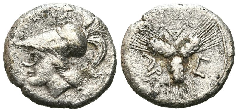 Northern Apulia, Arpi, C. 215-212 Bc. Ar Triobol (13 MM, 2.02g).