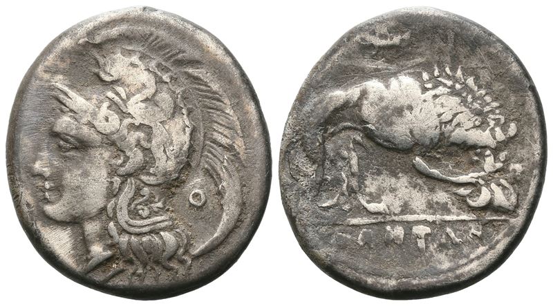 Northern Lucania, Velia, C. 300-280 Bc. Ar Didrachm (20 MM, 7.31 G).