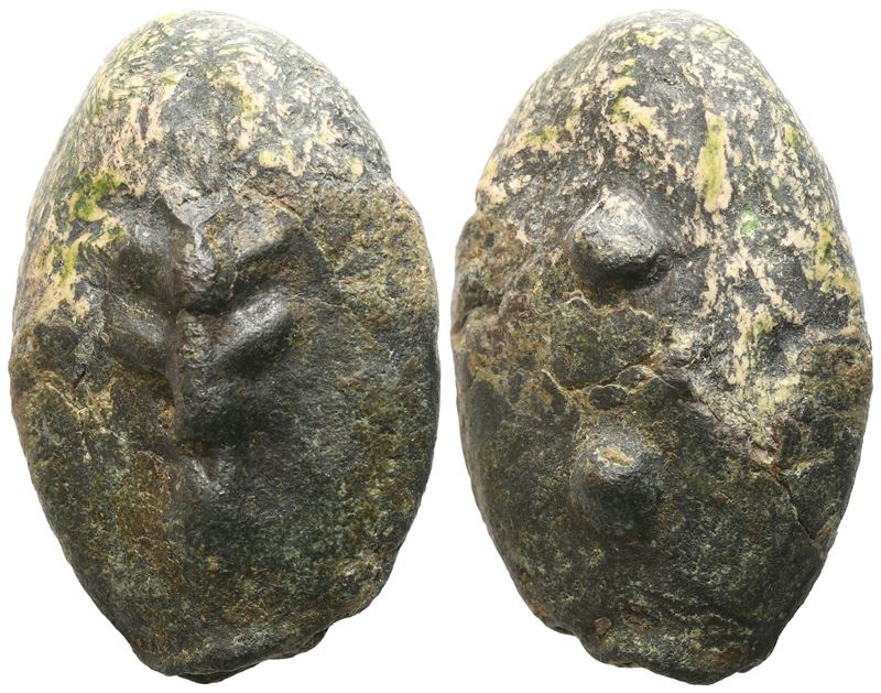 Anonymous, Sextans, Etruria or Umbria, c. 3rd century BC; Æ (24 g; 31,5 mm)