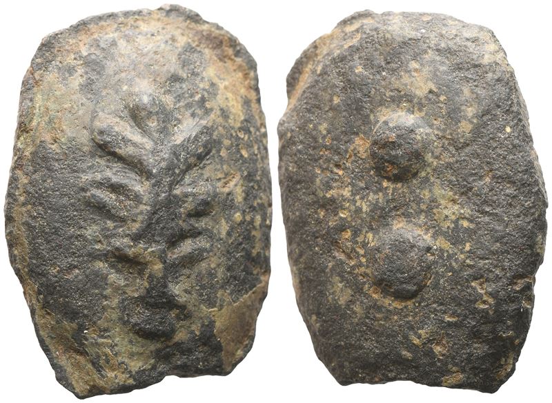 Anonymous, Sextans, Etruria or Umbria, c. 3rd century BC; Æ (24,64 g; 29 mm)