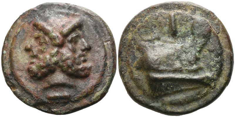 Anonymous, As, Rome, c. 225-217; Æ (233,66 g; 63 mm; 12 h)