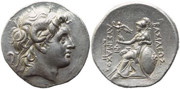 Kings of Thrace, Lysimachos (305-281 BC), Tetradrachm, Lampsakos, c. 297-282; AR (16,66 g; 33 mm; 12 h)