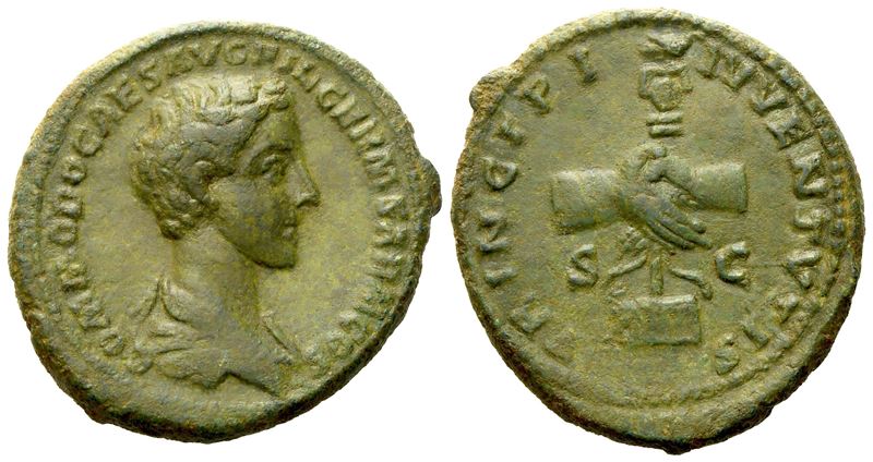 Commodus Caesar, As Struck Under Marcus Aurelius, Rome, Ad 166-167; Æ (g 12,18; MM 27)
