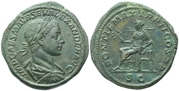 Severus Alexander (222-235), Sestertius, Rome, 223; Æ (23,82 g; 33,3 mm; 12 h)