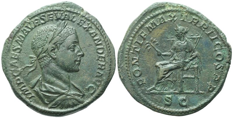 Severus Alexander (222–235), Sestertius di Roma, 223 d.C.
