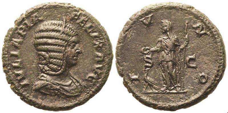 Giulia Domna, As (11,75 g; 26,4 mm), Roma, 211-217 d.C.