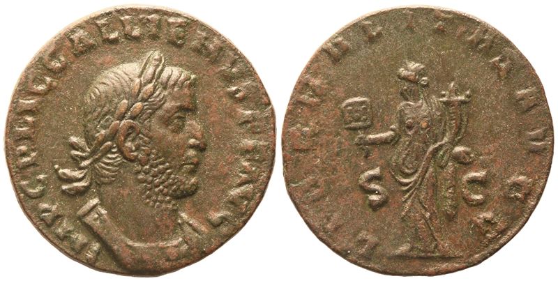 Gallienus (253-268), Sestertius, Rome, Ad 255-256; Æ (15 G; 27,5 MM; 1 H)