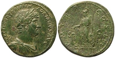 Hadrian (117-138), Sestertius, Rome, 119-123; Æ (23,12 G; 33,5 MM; 6 H)
