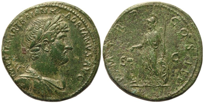 Hadrian (117-138), Sestertius, Rome, 119-123; Æ (23,12 G; 33,5 MM; 6 H)