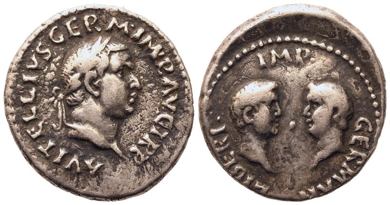 (Becker Forgery) Vitellius (69), Denarius romano imperiale, AR