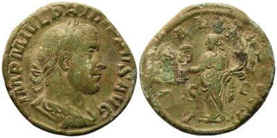 Philip I, Sestertius, Roma, 244 d.C., Æ (17,39 g; 29,3 mm; 12 h)