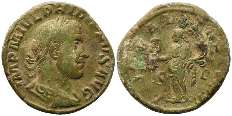 Philip I, Sestertius, Roma, 244 d.C., Æ (17,39 g; 29,3 mm; 12 h)