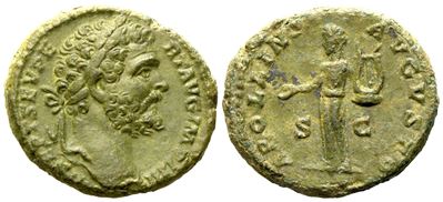 Septimius Severus (193-211), As, Rome, Ad 194; Æ (g 11,37; MM 26)