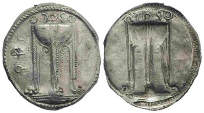 Bruttium, Kroton, Stater (c. 530-500 a.C.), argento, 8,18 g, 30 mm