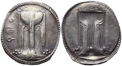Bruttium, Kroton, Stater, C. 530-500 Bc; Ar (8,17 G; 29 MM)