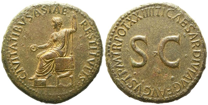 Tiberius (14-37), Sestertius, Rome, AD 22-23; Æ (g 27,25; mm 34)
