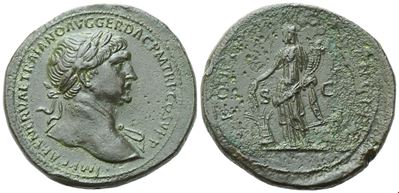 Traiano (98-117), Sesterzio (Sestertius), Roma, 103-111