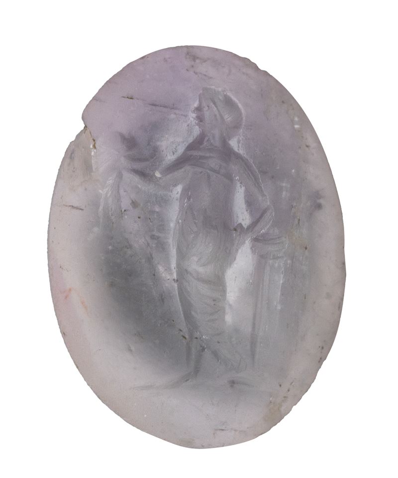 A Roman amethyste intaglio. Venus victrix.