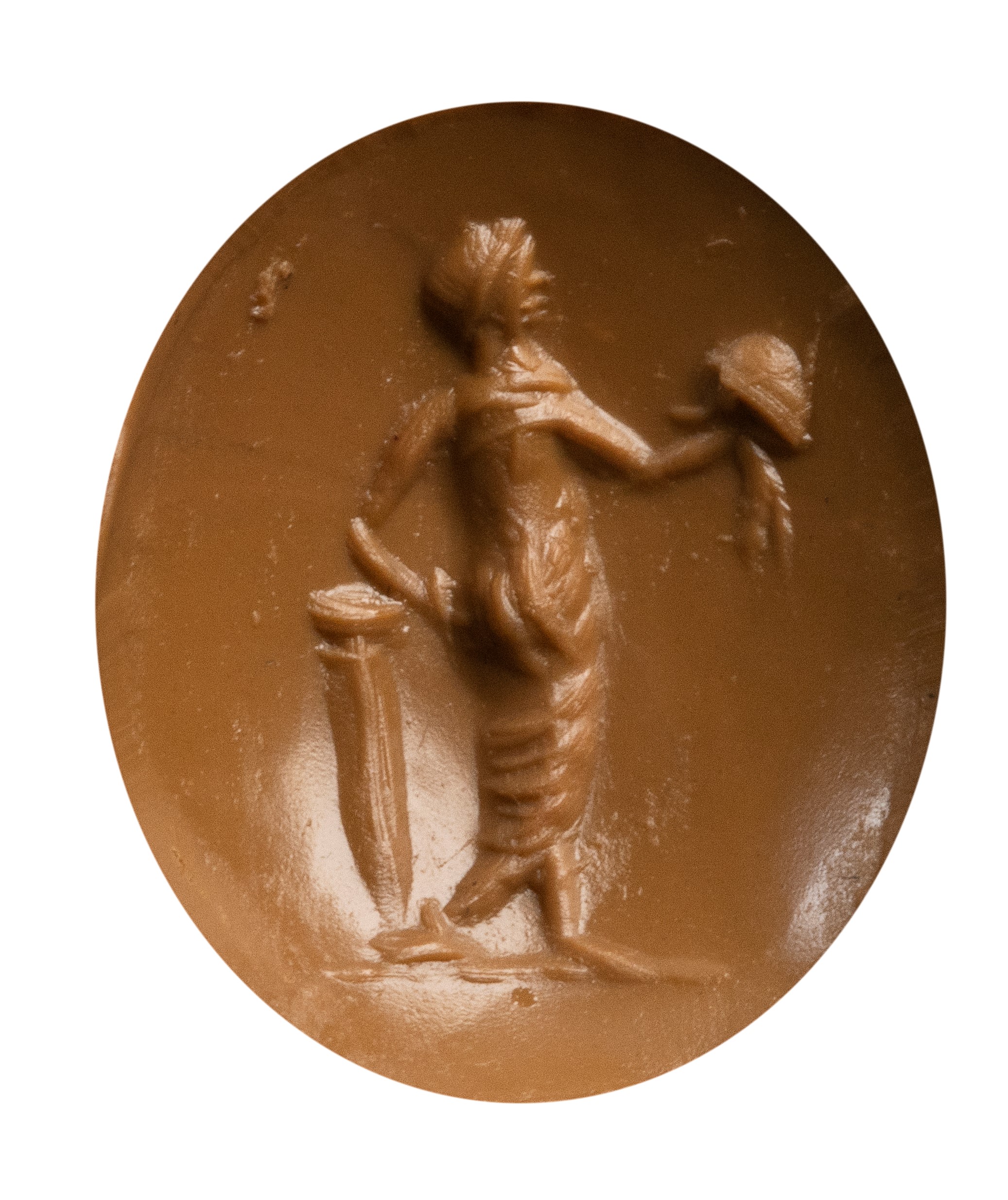 A Roman amethyste intaglio. Venus victrix.
