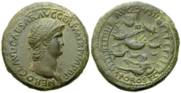 Nero (54-68), Sestertius, Rome, AD 64; Æ (g 27,87; mm 34)