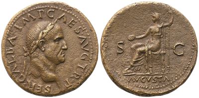 Galba (68–69), Sestertius, bronzo Æ, Roma, luglio 68 – gennaio 69