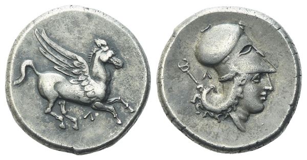 Akarnania, Leukas, c. 320-380 BC, Stater; AR (8,52 g; 20,5 mm; 9 h)