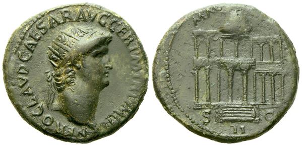 Nero (54-68), Dupondius, Rome, c. AD 64; Æ (g 12,83; mm 28)