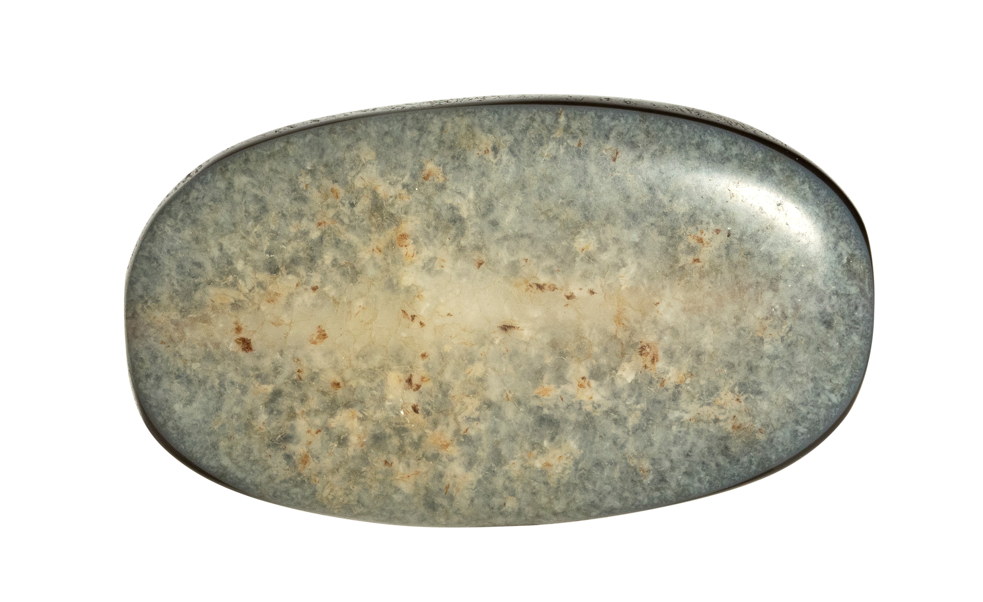 A Bactrian agate 'magical eye' bead.