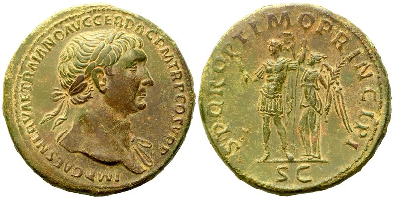Trajan (98-117), Sestertius, Rome, Ad 103-111; Æ (g 23,84; MM 33)
