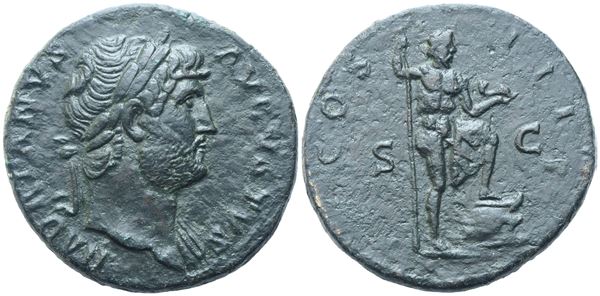 Hadrian (117-138), Sestertius, Rome, AD 125-127; (24,67 g; 33 mm; 6 h) 